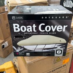 Classic Accessories DryGuard Waterproof 20 ft. to 22 ft. Boat Cover