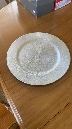 137 - 13 inch Silver Chargers