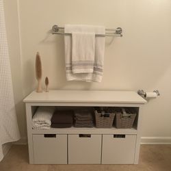 Storage With Shelf And Drawers Or Toy Chest