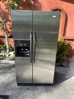 Whirlpool Stainless Steel Refrigerator SxS 