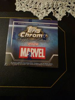 2026 Topps Chrome Sapphire Edition Marvel Trading Cards Box