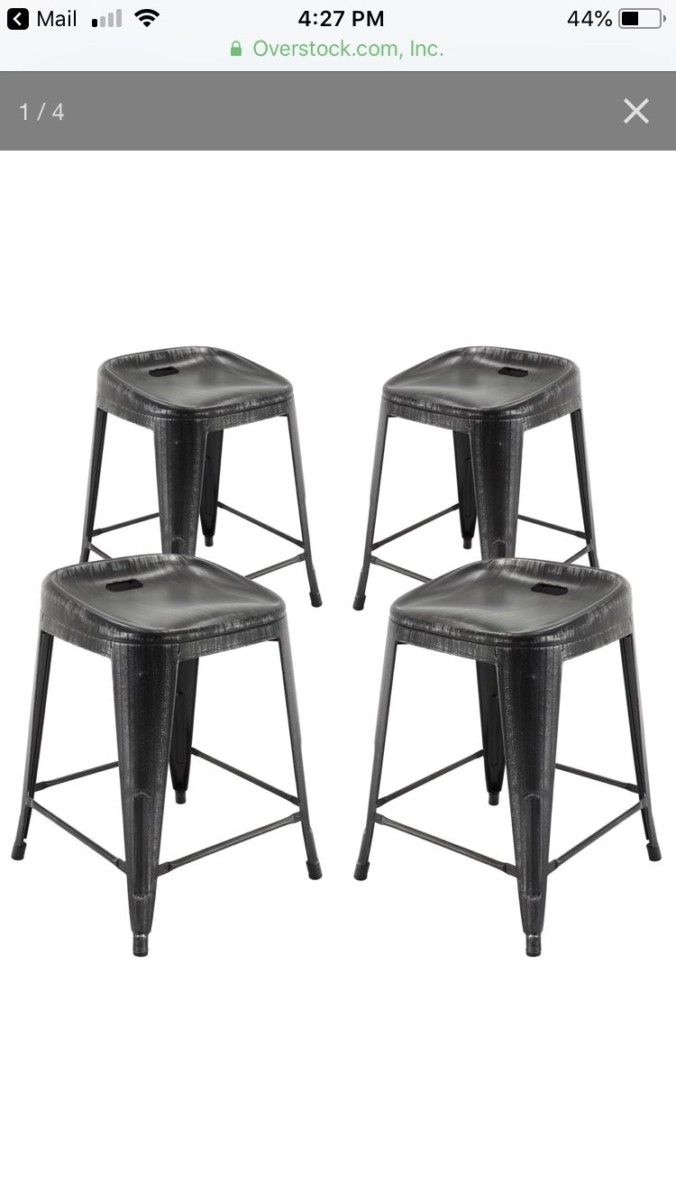 Brand new metal bar stools 24”