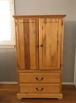 Hardwood wardrobe for sale