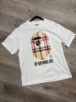 Bape “Check” Tee White