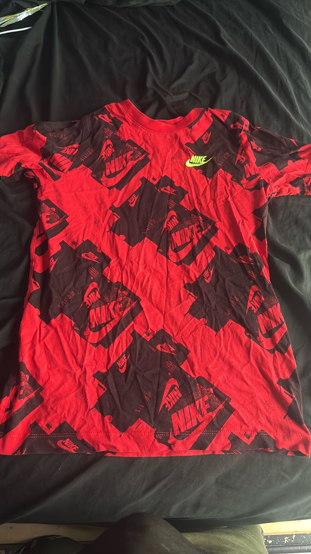 Red And Black Youth Nike Tee