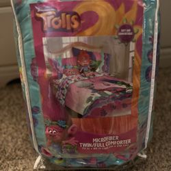 Trolls Comforter With Pillow Case