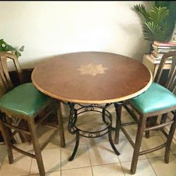 Bar Height Table & Stools Set