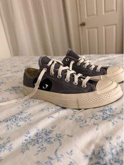 CDG PLAY x Converse Low Top Grey