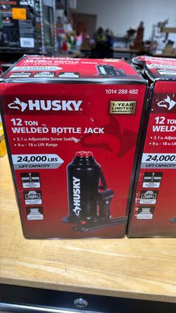 Husky 12-Ton Welded Bottle Jack