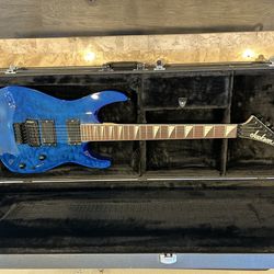 Jackson JS32Q electric guitar upgraded with fishman pickups