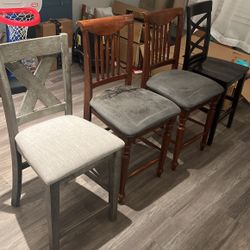 4 Wood Chairs