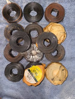 Lot of 14 MAX TwinTier Rebar Tie Wire Rolls – $85