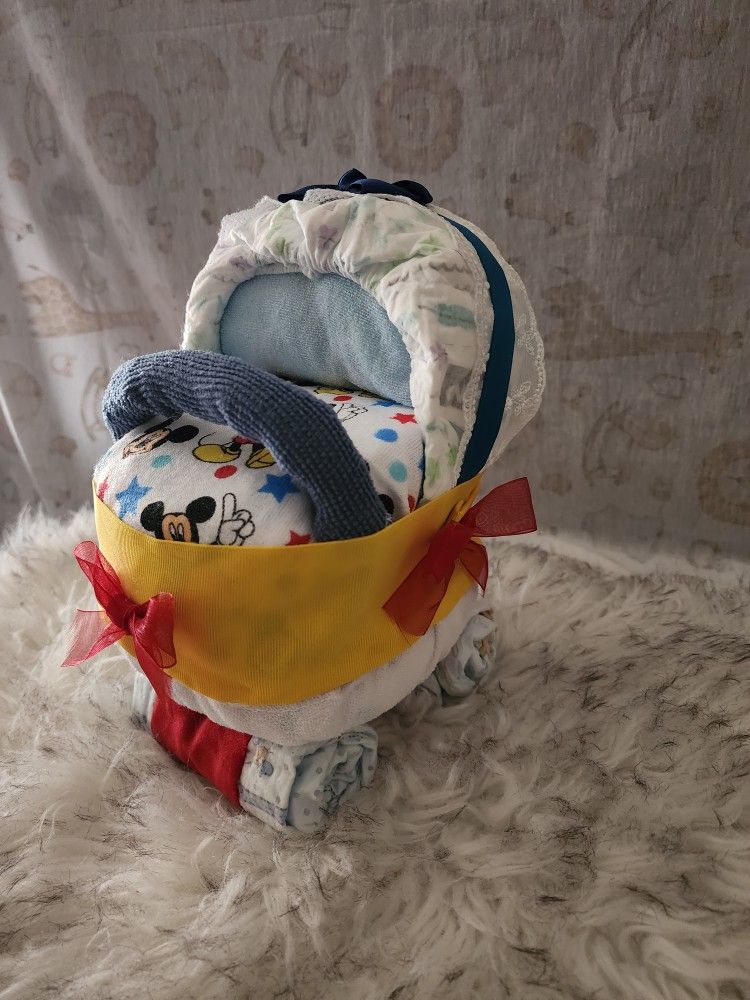 MICKEY MOUSE DIAPER STROLLER