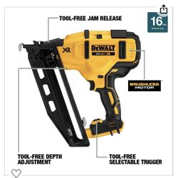 Dewalt Finish Gun 16 Gal Angle Battery