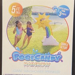 Pool Candy Giant Sun Shower Sprinkler Great Summer Fun BRAND NEW 