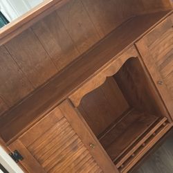 Ethan Allen Solid Wood Cabinet / Hutch – Vintage, High-End Quality