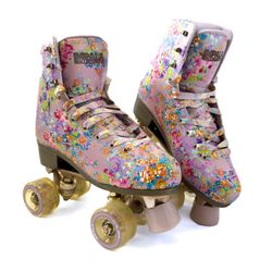 Women’sww size 8 Impala Sidewalk Skates Cynthia Rowley Floral