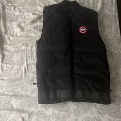 Canada Goose vest, black, size small.