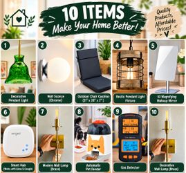 Assorted single remaining items; all are new and in their boxes.