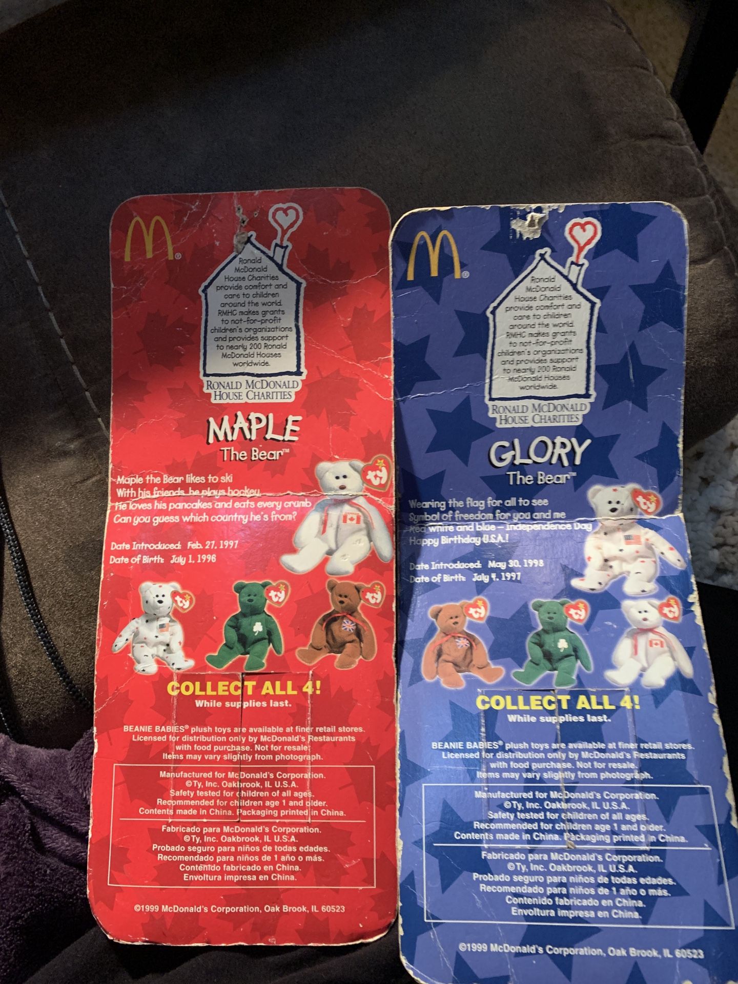 Ty Babies From July 1996 & 1997