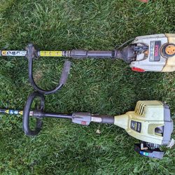 2 Free Ryobi Gas Trimmer Engines For Parts