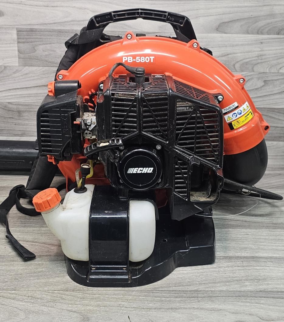ECHO PB-580T Gas Backpack Leaf Blower – 58.2cc 2-Stroke w/ Tube Throttle (A1D025942)