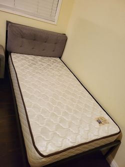 Twin Bed and Mattress