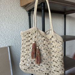 Handmade Crochet Woven Purse