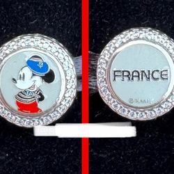 Disney Parks Pandora EPCOT France World Showcase Mickey Mouse Button Charm Park Exclusive 