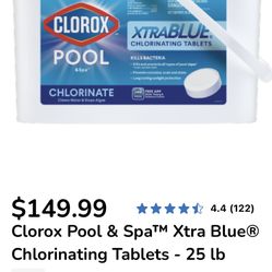 2 25 Lb Clorox Pool Tabs