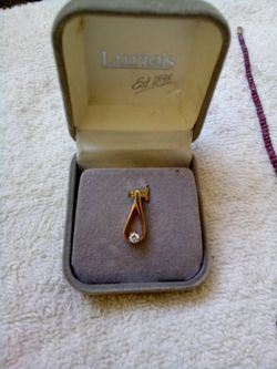 10 Karat Gold Diamond Pendant