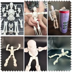 3D Printed Build Your Own Skeleton