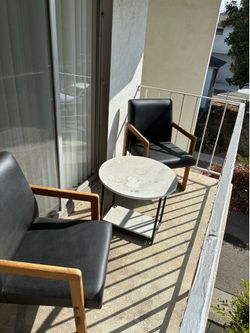 Faux Leather Chairs