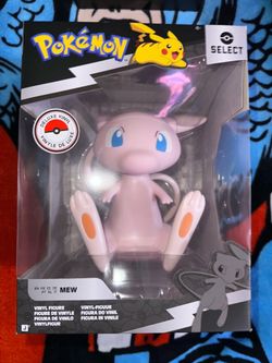 New* Official Pokemon Mew Select Deluxe 8 Inch Vinyl Figure Series 3 New/Sealed