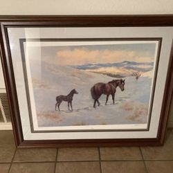 Olaf Wieghorst Horse Painting