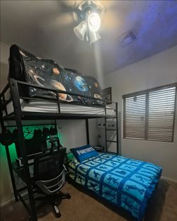 Bunk Bed with built in desk