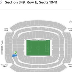 Mexico VS USA GOLD CUP SOCCER GAME 2 Tickets