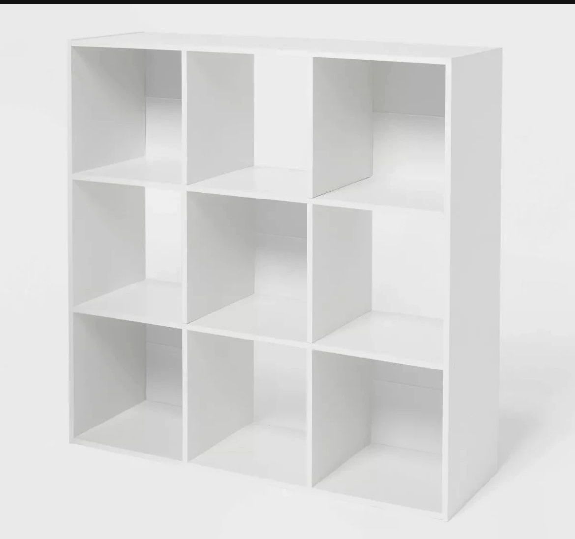11" 9 Cube Book Shelf White - Brightroom 9 Cube Storage Organizer