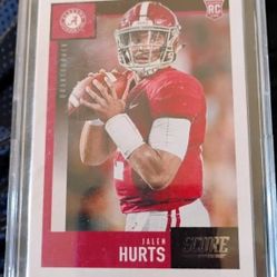 Jalen Hurts Rookie Card 