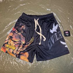 Civil Regime x Marvel Wolverine Mesh Shorts - Size XS