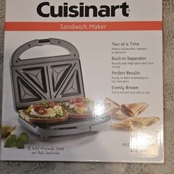Brand New Open Box Cuisinart Sandwich Maker 