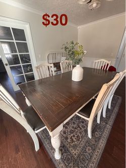 Dining table chairs