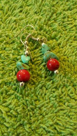 Sterling Silver, Turquoise & Coral
