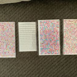 Four Pages of Gem Stickers 