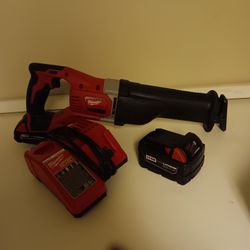 Brand new milwaukee shaw battery and battery charger