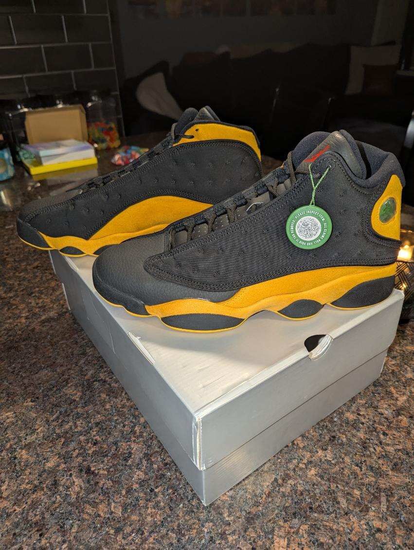 Nike Air Jordan 13 Retro Black/Gold 414571-035 Sz 12 Carmelo Class Of 2002 B Gr.