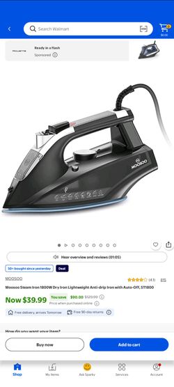 MOOSOO Steam Iron
