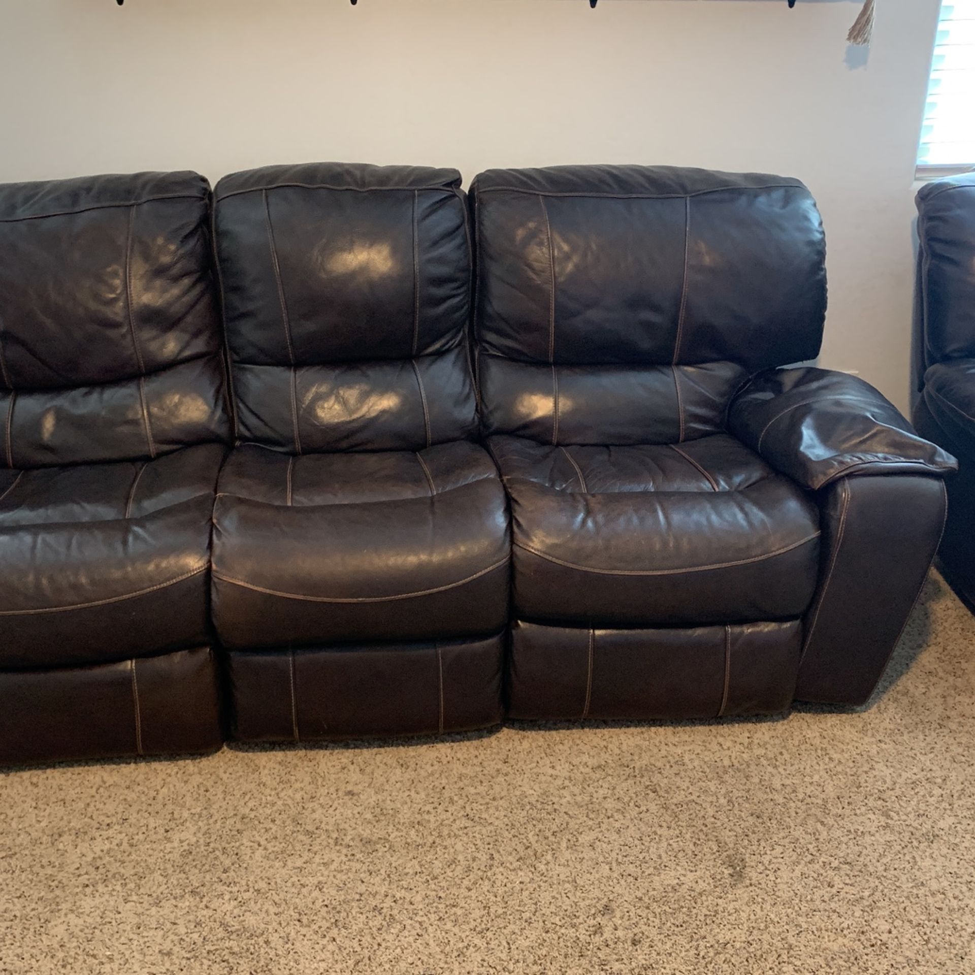 Leather Couches!
