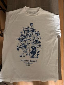 Dodger 2025 World Series “We Ruined Baseball” T Shirt Size Small