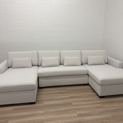 Interior Define Charly Double Chaise Sectional-Delivery Available